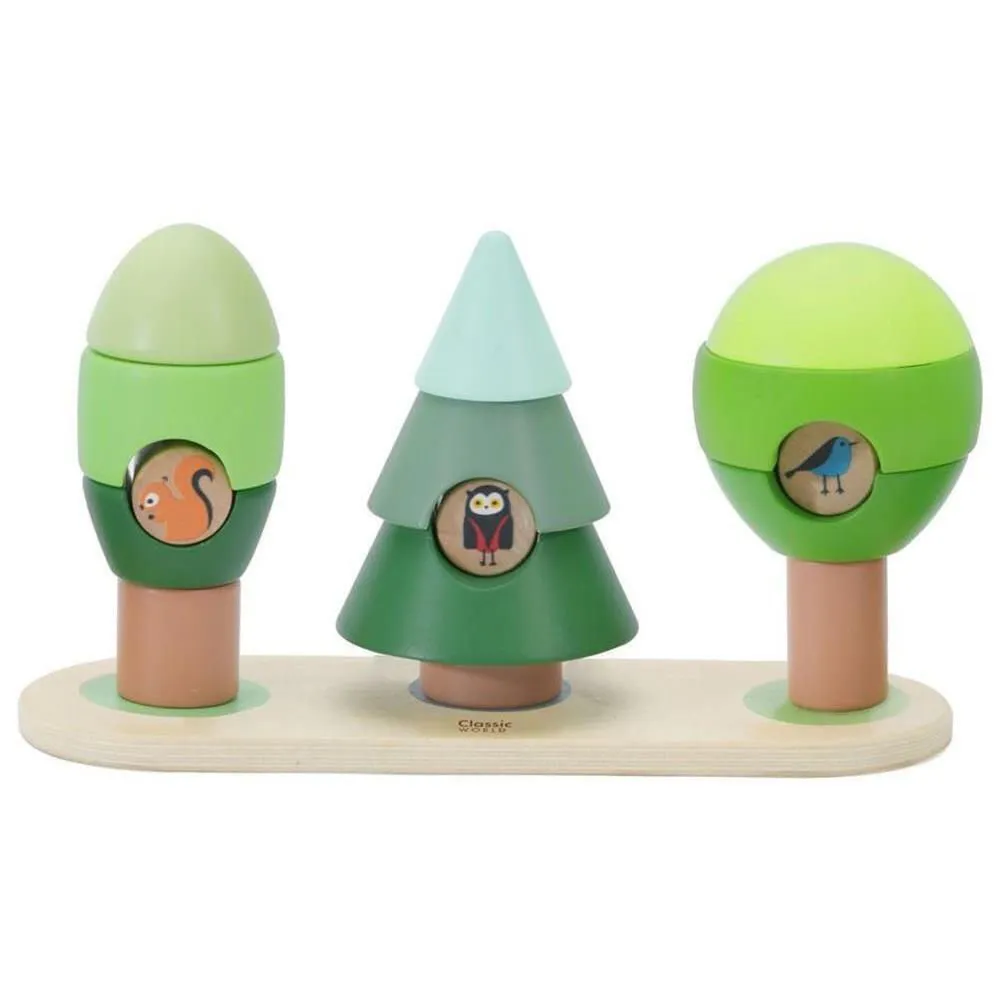 Classic World Toys Stacking Rings Little Forest