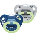 NUK Happy Nights 0-6 Months (Blue & Grey )