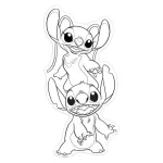Luna Puzzle χρωματισμού XL Disney Stitch 52τμχ