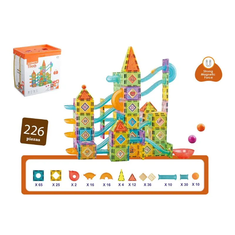 Infinity Toys 5.5CM Magnetic blocks (Ball track) (226PCS)