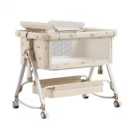 Lazarid Folding cradle 5 in 1  Cream/gold