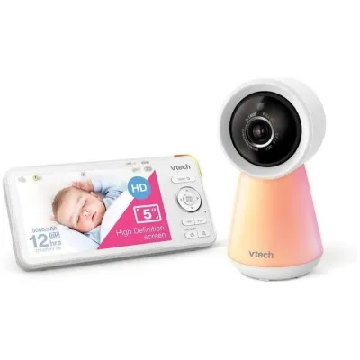 VTech 5-Inch Smart WiFi 1080p Baby Monitor with Remote Access
