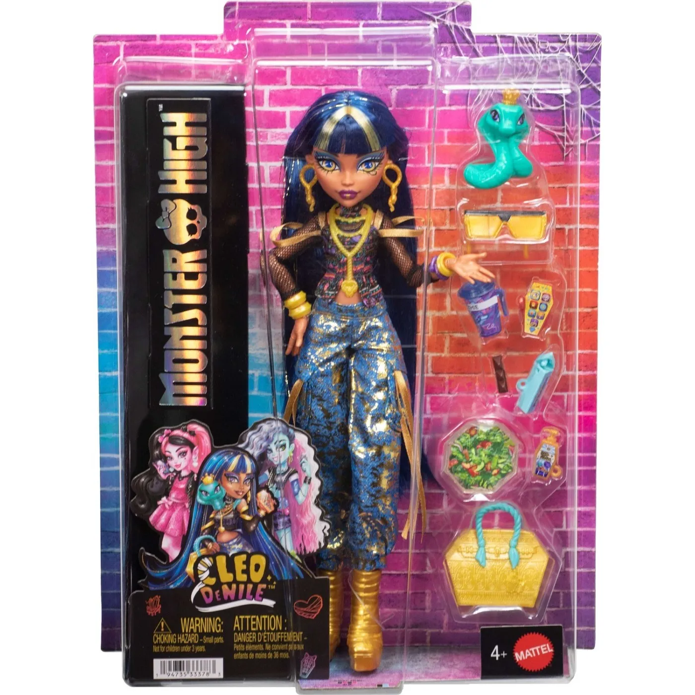 Monster High Cleo Fashion Doll with Accesorries