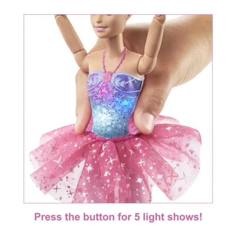 Barbie Doll | Blonde Ballerina Doll | Magical Light-Up Feature