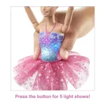Barbie Doll | Blonde Ballerina Doll | Magical Light-Up Feature
