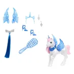 Barbie Unicorn Toy, 65th Anniversary Doll With Blue Hair, Pink Gown & Pet Alicorn