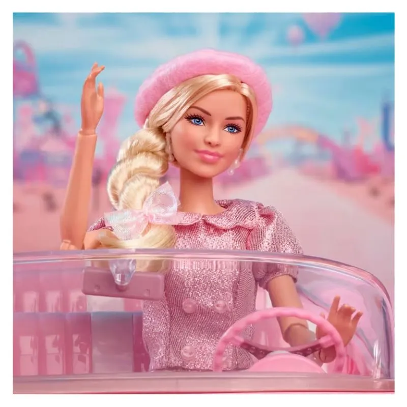 Barbie The Movie Doll, Margot Robbie As Barbie, Collectible Doll Wearing Pink Blouse & Skirt Set