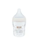 NUK Perfect Match Babby Bottle with soft silicone teat in White