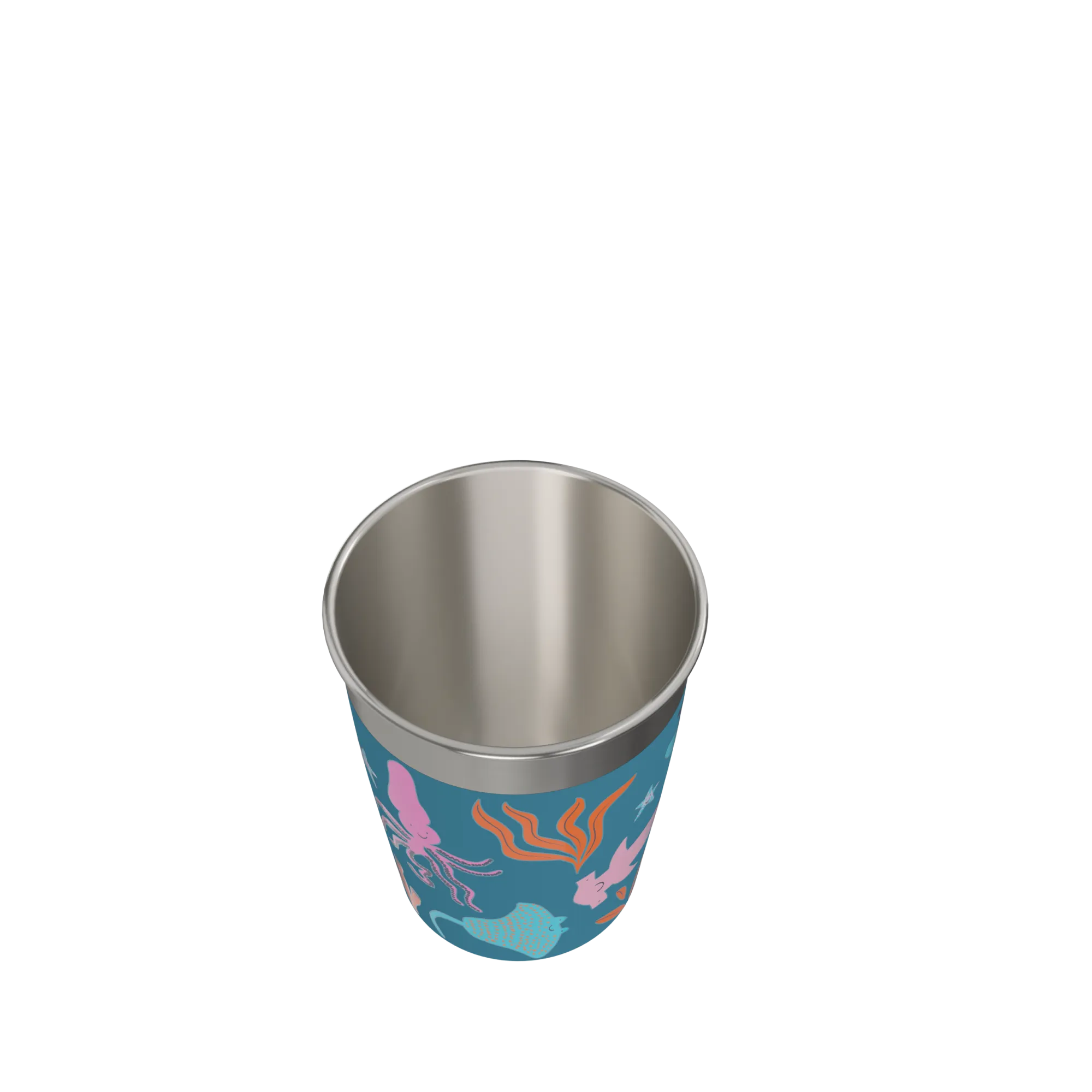 Kids Straw Cup 0.35 L Blue World
