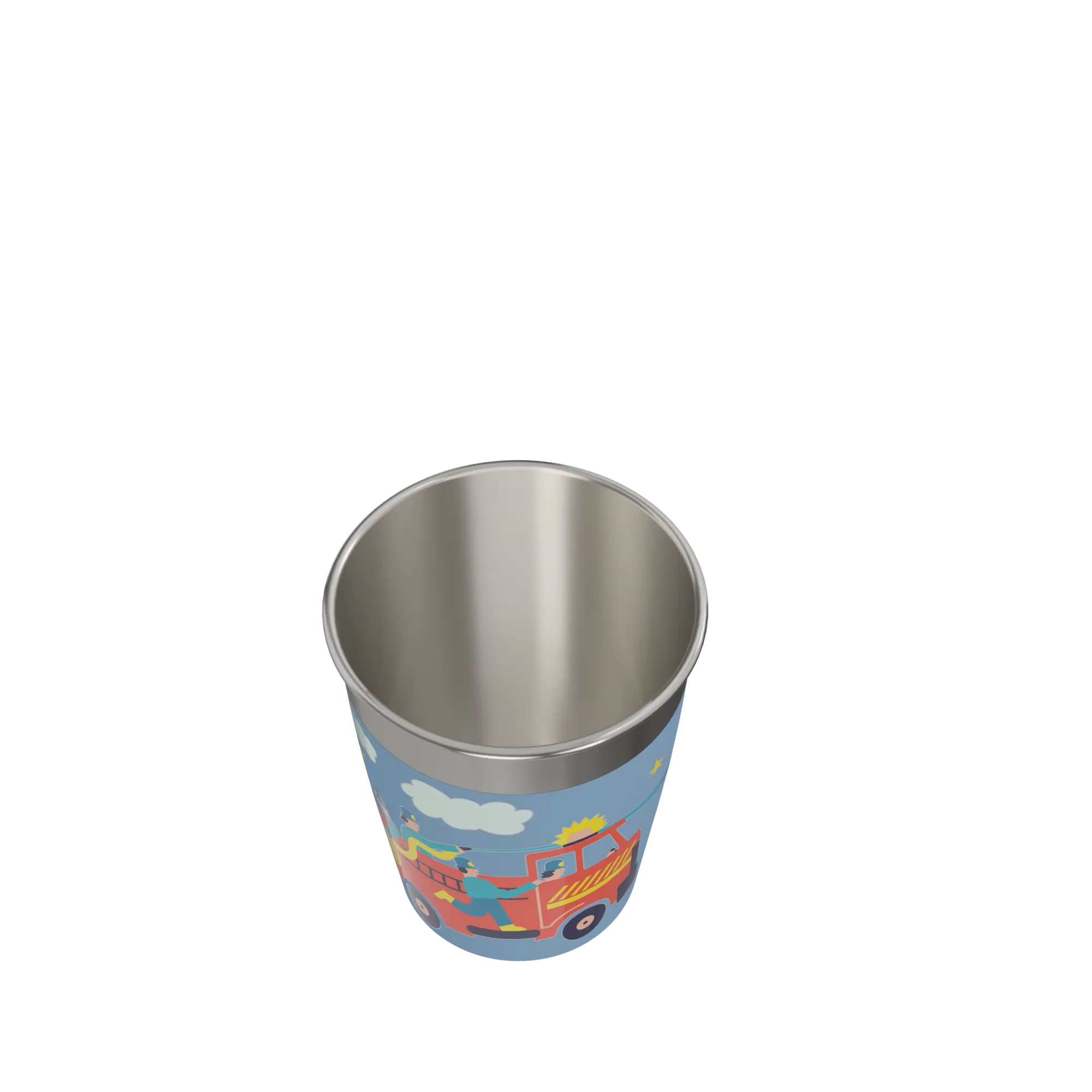 Kids Straw Cup 0.35 L Pompier