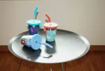 Kids Straw Cup 0.35 L Pompier