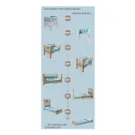 Italbaby Infinito Cot Natural Sage