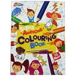 A4 Childrens Grafix Super-Awesome Colouring Book