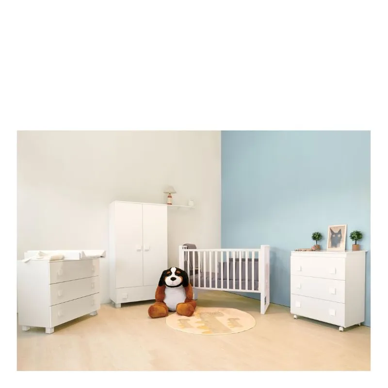 Italbaby Infinity Cot Choco White