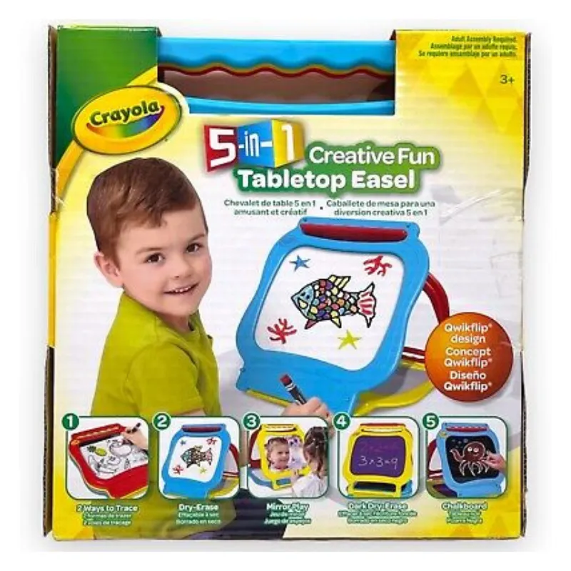 Crayola 5 In 1 Creative Fun Tabletop Easel