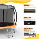 Bebe Stars Trampoline with Net 10FT (305cm)