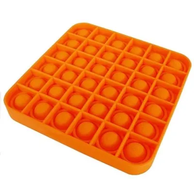 Silicone Pop Bubble Toys Orange