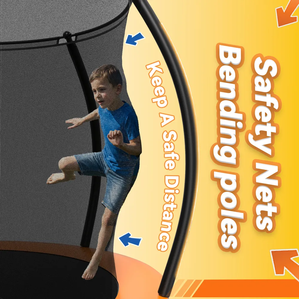 Bebe Stars Trampoline with Net 10FT (305cm)