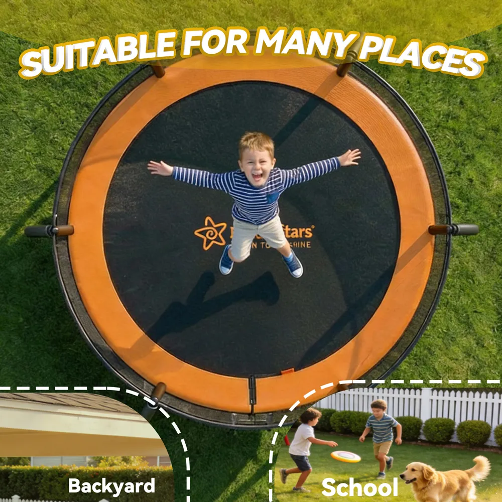 Bebe Stars Trampoline with Net 10FT (305cm)