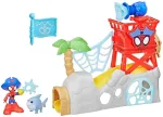 Marvel Spidey Amazing Friends Water-Webs Spidey Island Playset