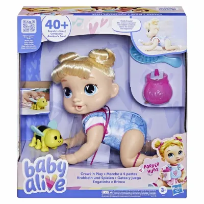 Baby Alive Crawl N Play Bldh Harper