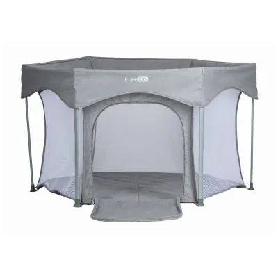 FreeOn Hexagon playpen, grey