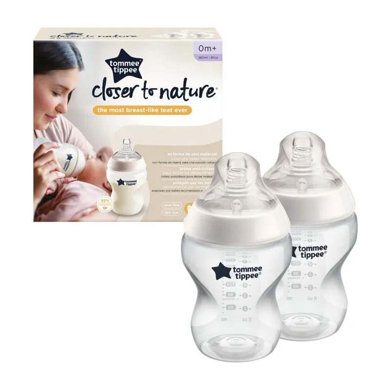 Tommee Tippee Closer to Nature  Set of 2 bottles 260ml