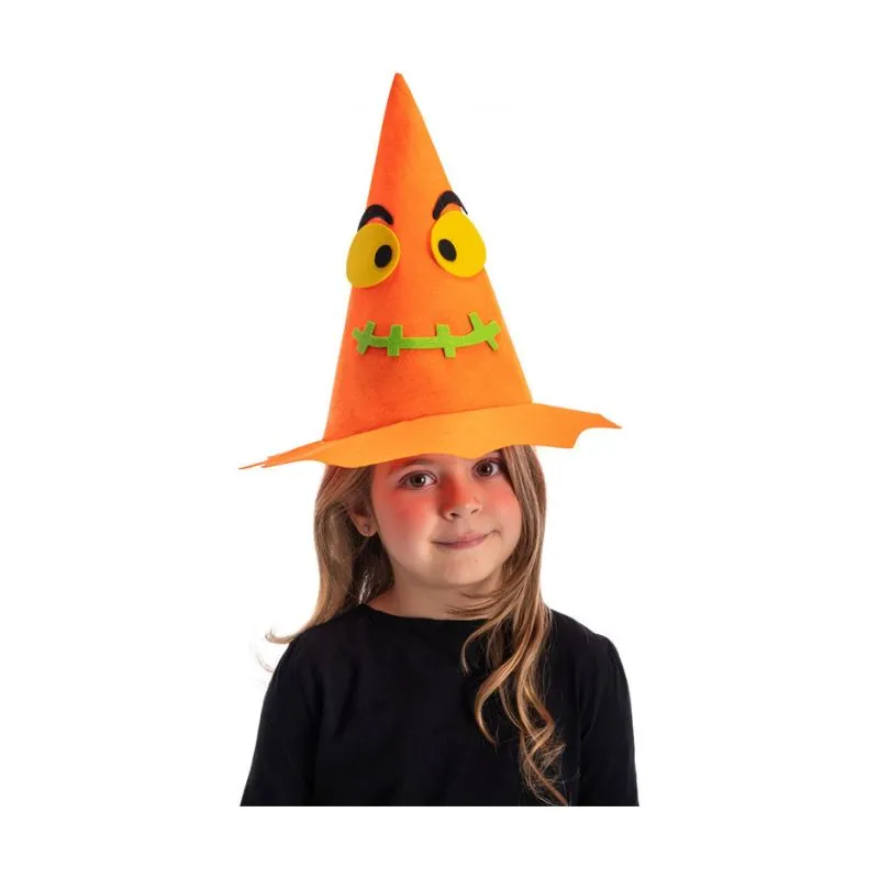 Pumpkin Child Hat In Plastic Fabric