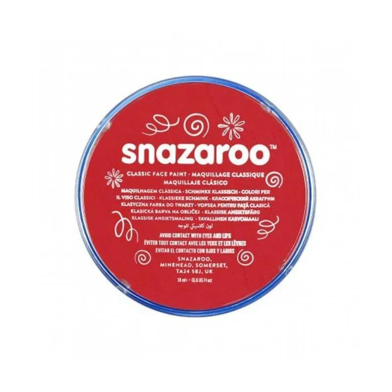 Snazaroo Bright Red Face Paint - 18ml