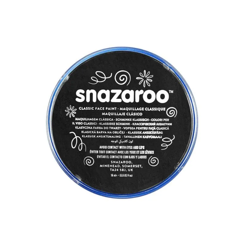 Snazaroo Black Face Paint - 18ml