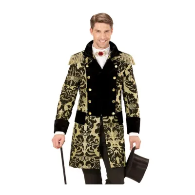 Gold Jacquard Parade Coat