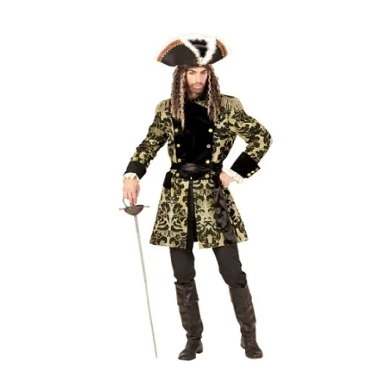 Gold Jacquard Parade Coat