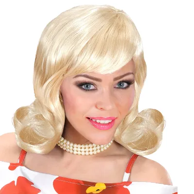 60s Flip Wig Blonde