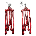 Pairs Of -dripping Blood Earrings
