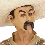 Mexican 3/4 Open Mouth Mask
