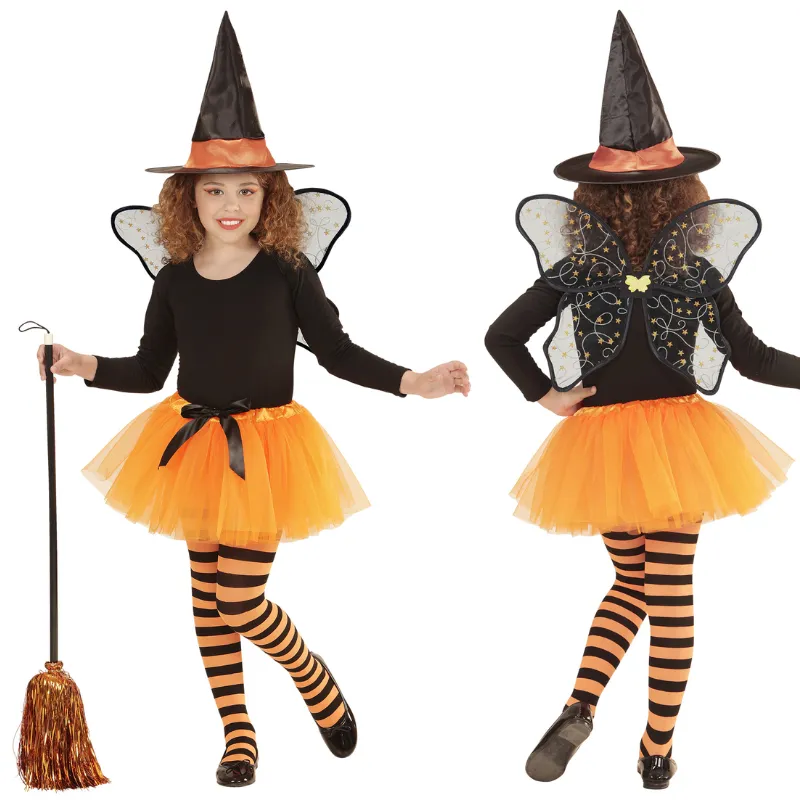 Witch Fairy - tutu, wings, hat