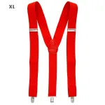Braces Red - extra long up to 115-120 cm