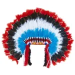 Indian Deluxe Headdress With Marabou