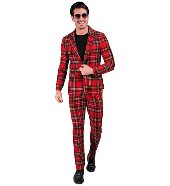 Tartan Party Fashion Suit