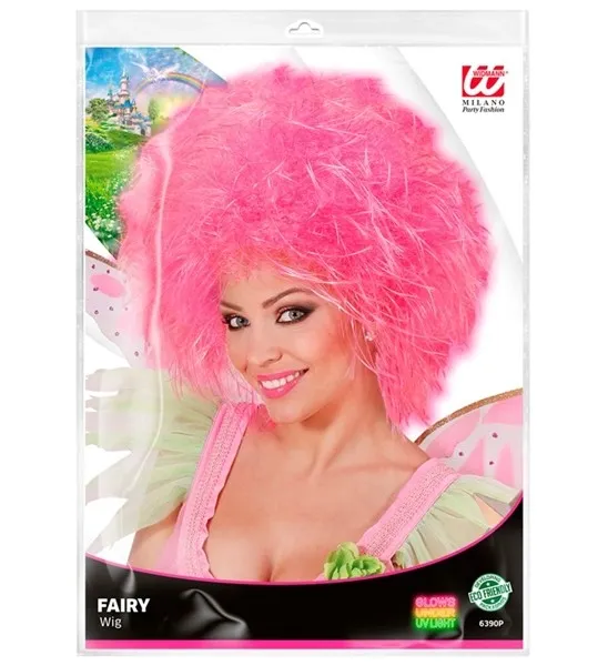 Fairy Wig ( Neon Pink )