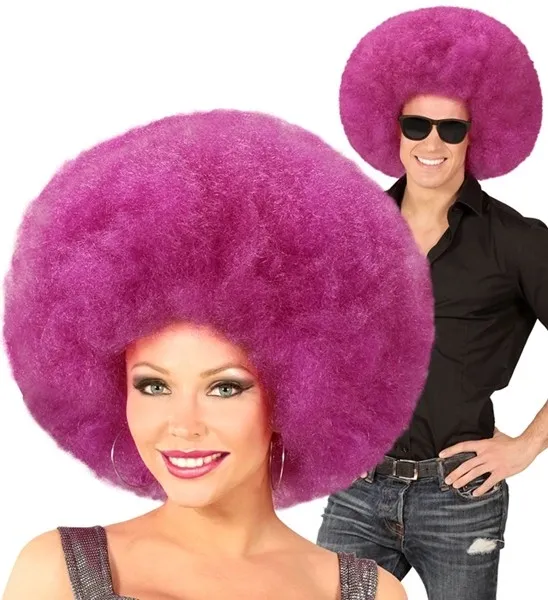 Purple Oversized Afro Wig