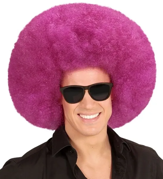 Purple Oversized Afro Wig