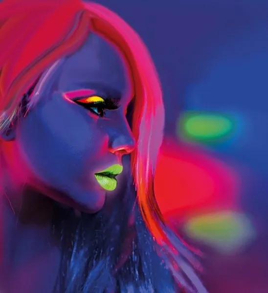 Set 6 Neon Make up Pencils