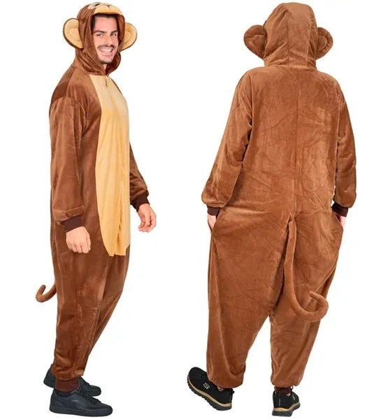 Plush Onesie Monkey