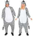 Plush Onesie Zebra