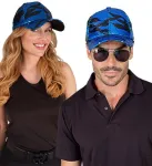 Blue Waves Sequin Cap