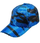 Blue Waves Sequin Cap