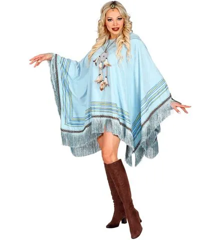 Azure Suede look ''Poncho''