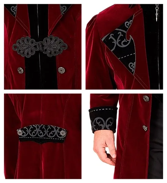 Burgundy Velvet Gothic