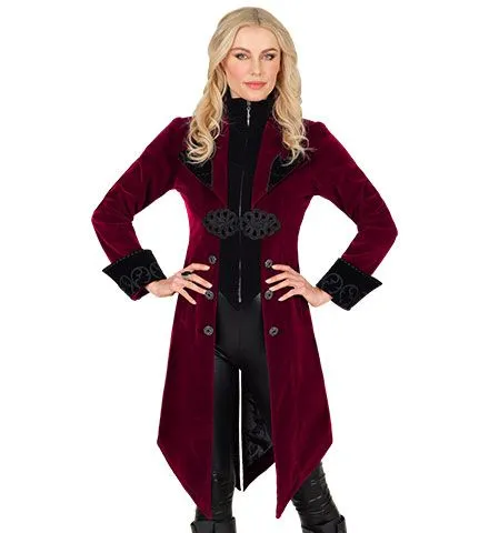 Burgundy Velvet Gothic